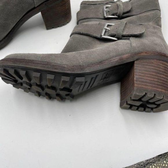 Sam Edelman Gray Suede‎ Leather Boots - Picture 4 of 5